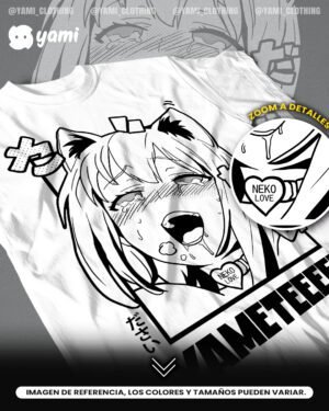 Ahegao - Yamete! monocromático