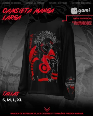 Jujutsu Kaisen - Sukuna camisa manga larga