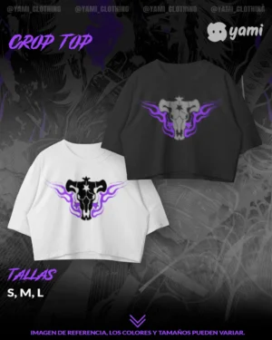 Black Clover - Black bulls crop top