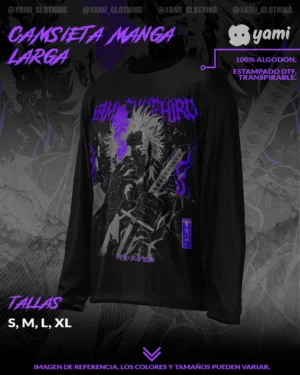 Black Clover- Yami Sukehiro camisa manga larga